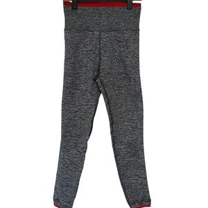 3 for $12, Athleta heather gray with red trim leggings, women's S